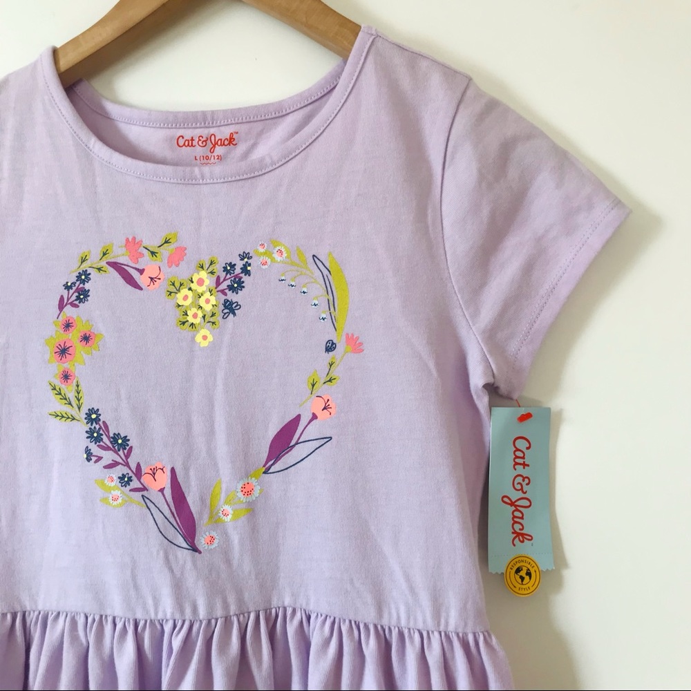 Cat & Jack purple Dress size: L